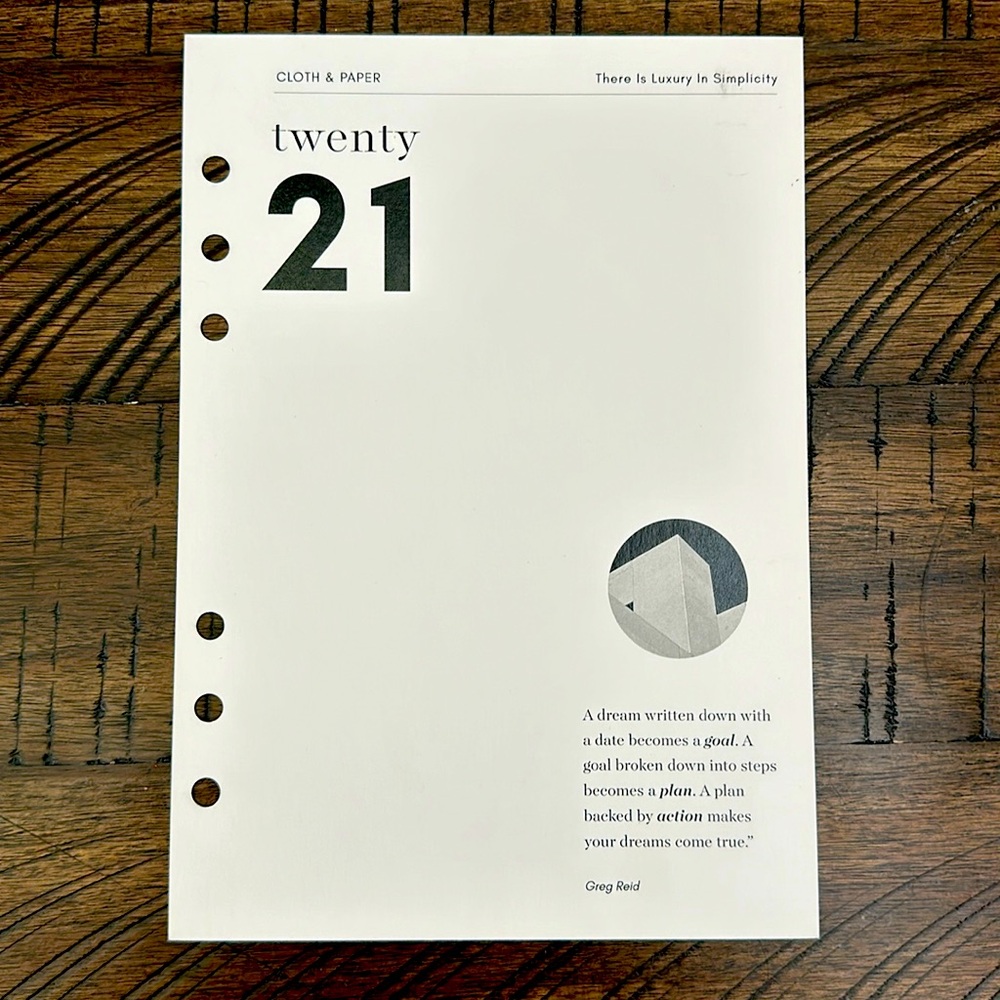 Cloth & Paper Planner